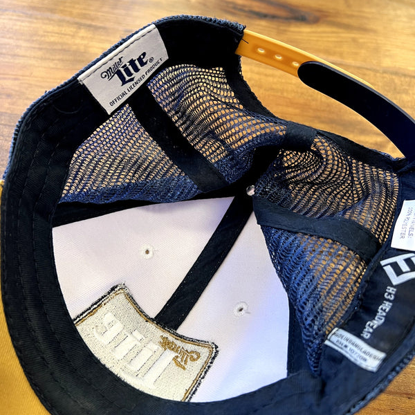 Miller Lite Patch Mesh Back Snapback Hat