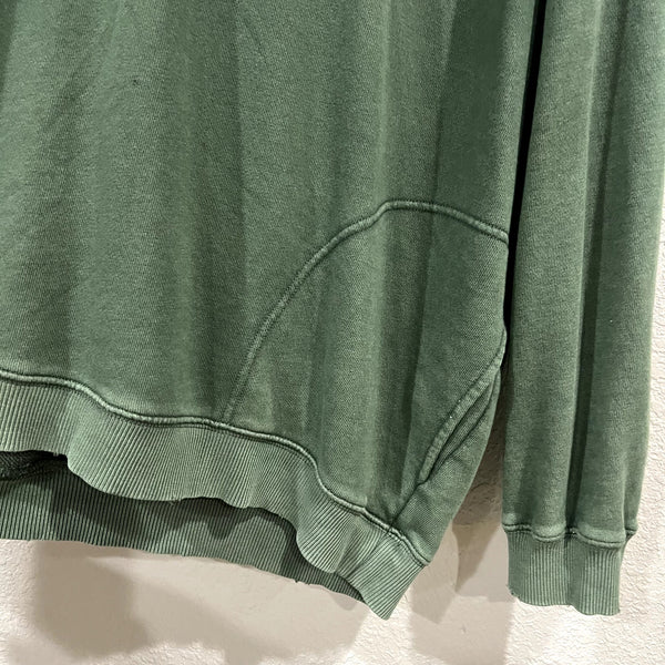 Aerie Dark Green V-Neck Collared Lounge Pullover Large