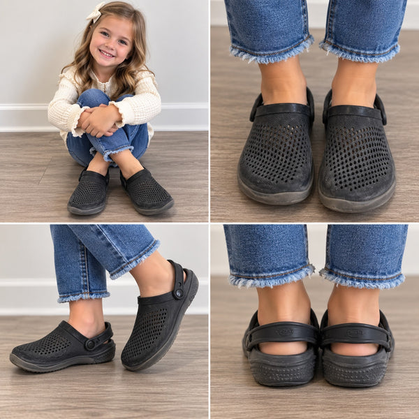 Crocs Kids Black Water Shoes Size Youth 11