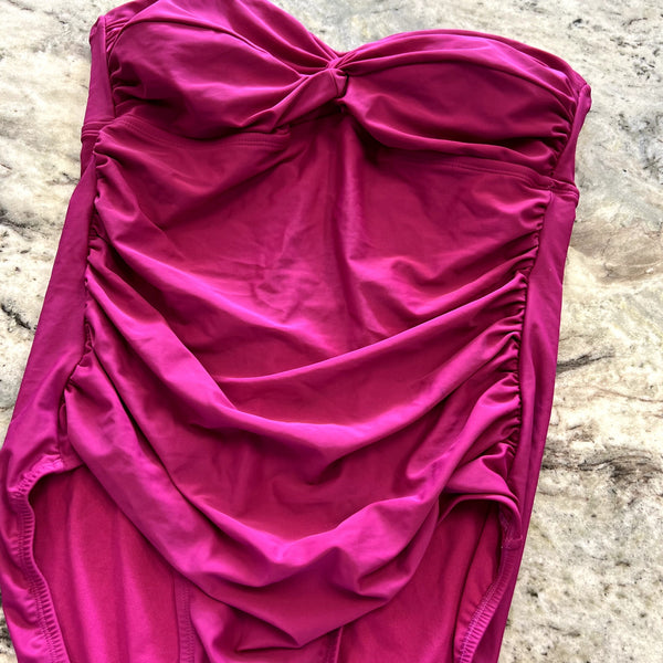 Merona Magenta One Piece Swimsuit XL