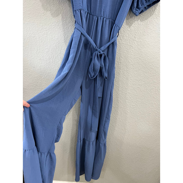 GeeGee Women's Periwinkle Blue Jumpsuit Size Large