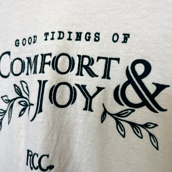 Good Tidings Christmas L/S Comfort Colors Tee Medium