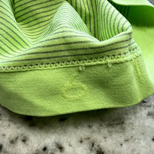 Neon Yellow Athletic Top Size 6