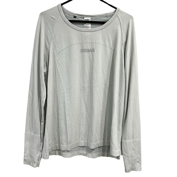 Gymshark Gray Long Sleeve Athletic Workout Top XL
