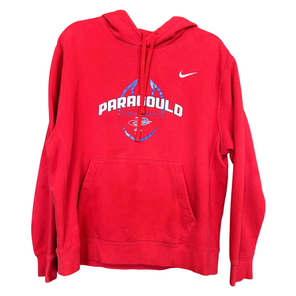 Nike Paragould Rams Football Red Hoodie Large