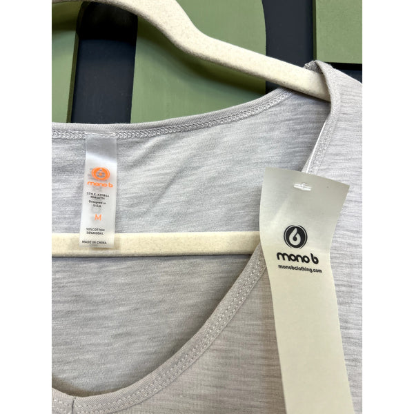 NWT Mono B Modal Gray Athletic Top Size Medium