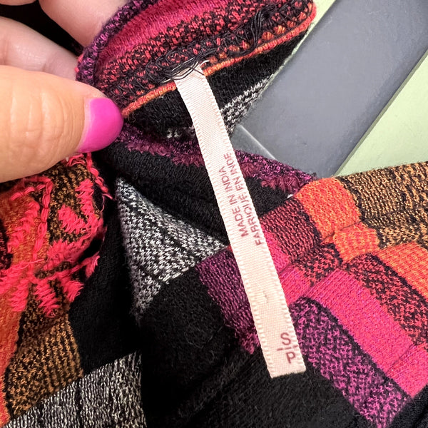 Free People Vintage Stripe Swing Tank Top Small