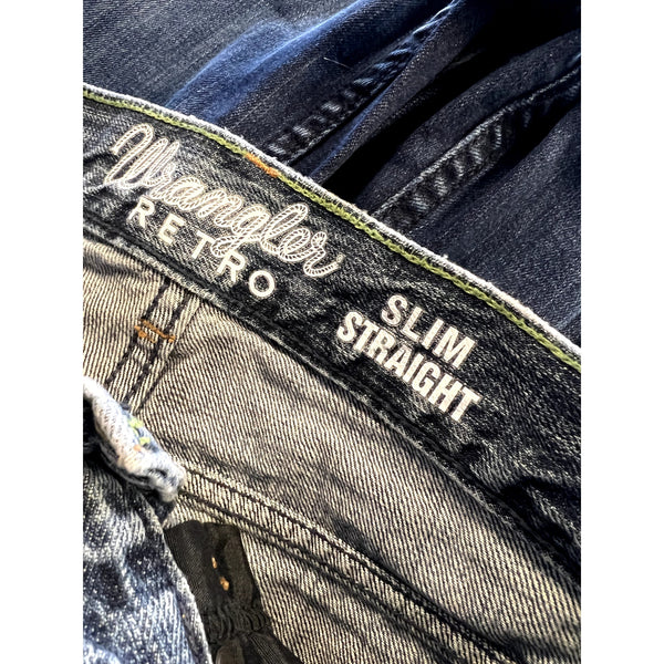 Wrangler Retro Slim Fit Straight Leg Jeans Size 30X32