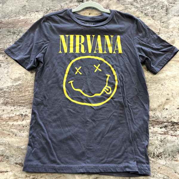 Girls Nirvana Graphic Band Tee Size Youth 8