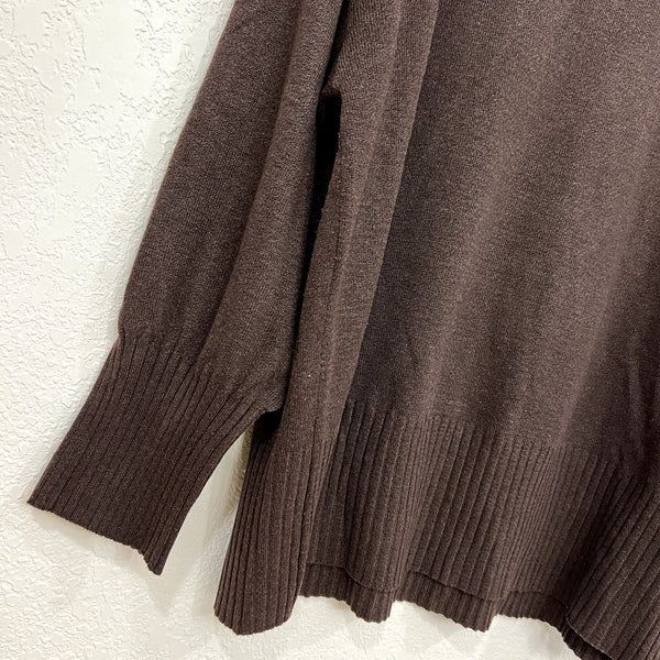 Terra & Sky Brown Sweater Size 1XL