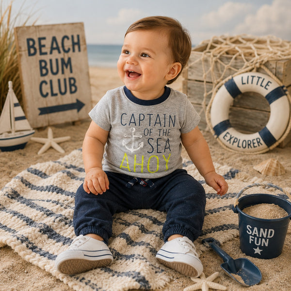 Carter's Captain of the Sea Two Piece Set Size 18 Mo