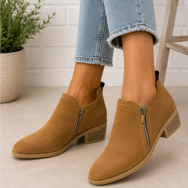 Women's Chestnut Ankle Booties Size 10.5