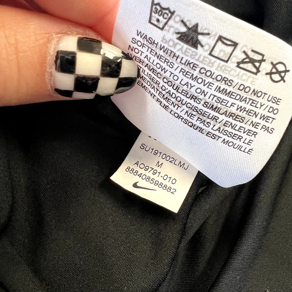 Nike Black Criss Cross Strap Athletic Tank Medium