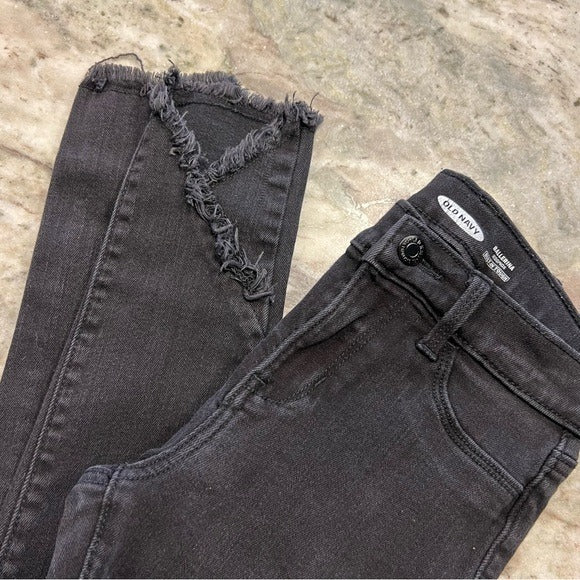Old Navy Black Ballerina Jeggings Skinny Jeans Girls Size 12
