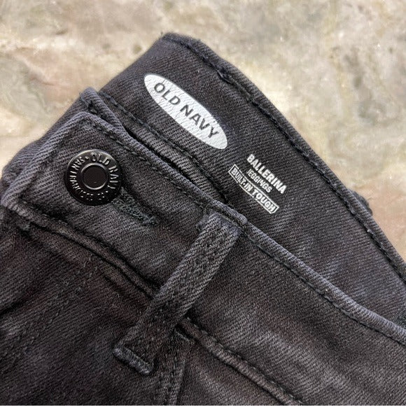 Old Navy Black Ballerina Jeggings Skinny Jeans Girls Size 12
