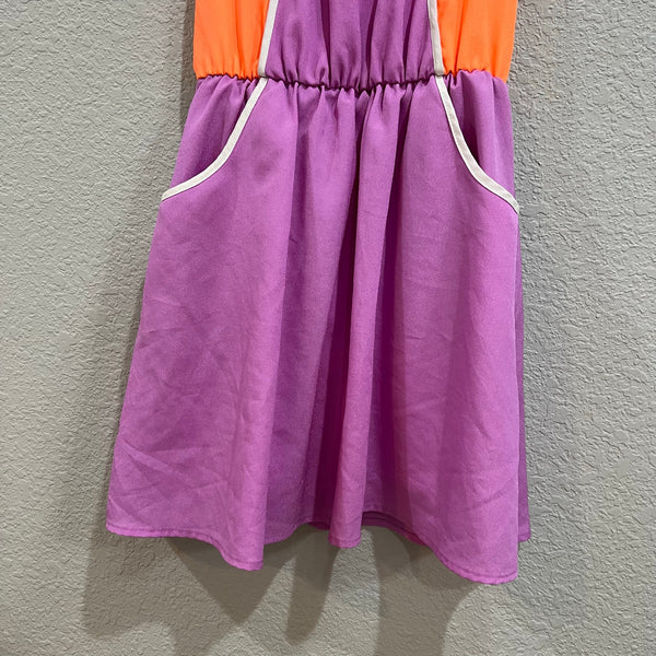Gianni Bini Girls Purple + Orange Sundress Size Small