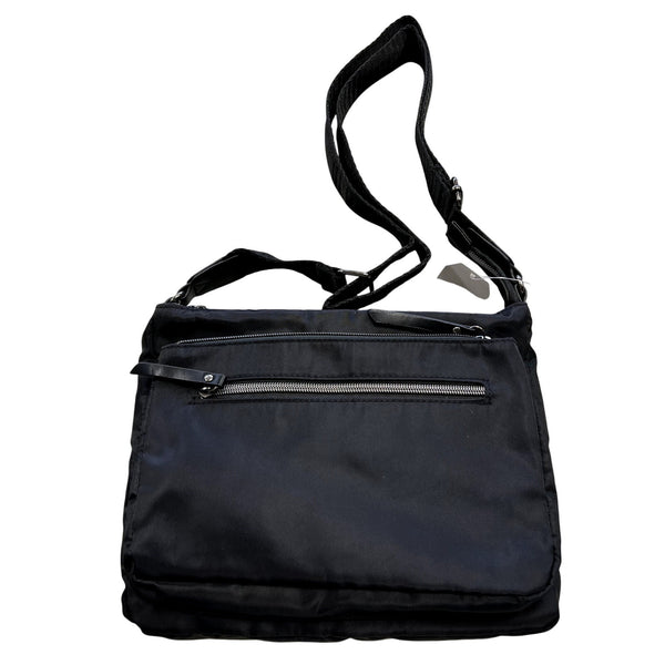 Black Nylon Crossbody Bag