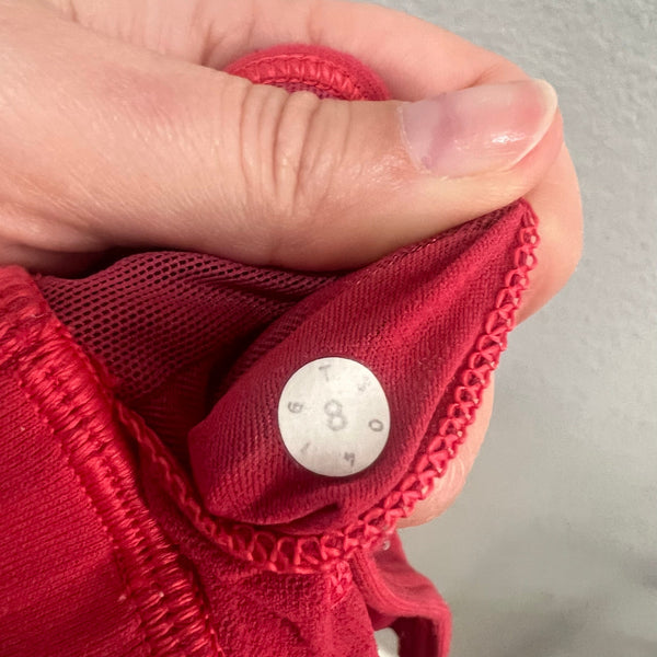 Lululemon Cool Racerback Coral Red Tank Top Size 8