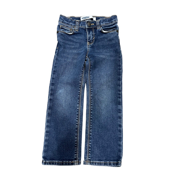 Old Navy Boys Straight Leg Dark Wash Jeans Size 4T