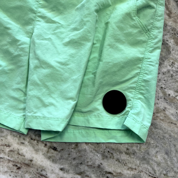 Art Class Light Green Lined Swim Trunks Boys Size XL (14)
