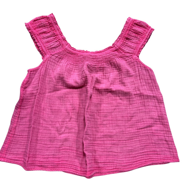 Derek Heart Pink Gauze Sleeveless Top Size Small