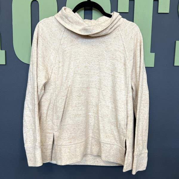 Nike Light Orange Cowl Neck Sweater Size Small