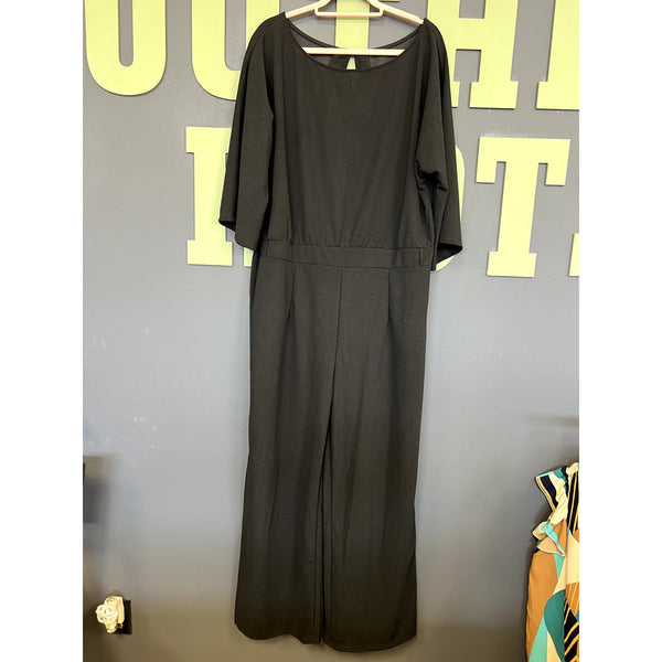 Women's Black Jumpsuit Size 3XL