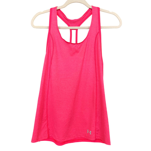 Under Armour Hot Pink Racerback Workout Tank Top Medium