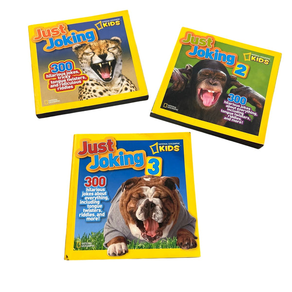 Set of 3 National Geographic Just Joking Books