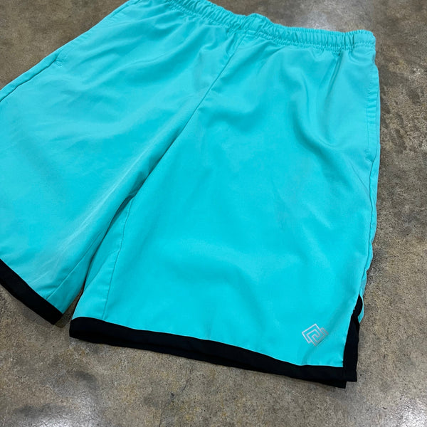 Zelos Boys Turquoise Athletic Shorts Youth Medium