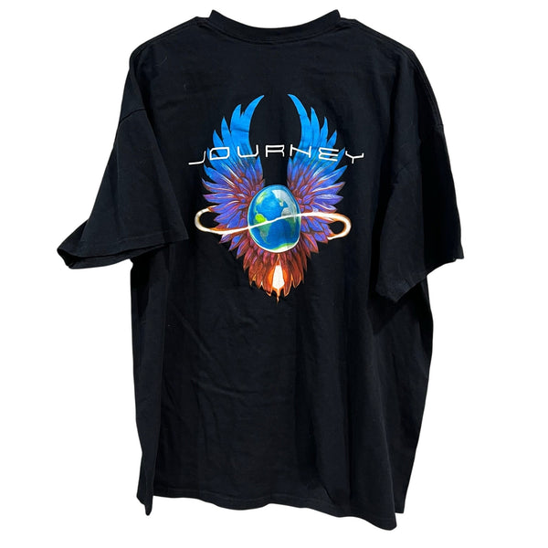 Journey Short Sleeve Black Band Graphic Tee Size XXL