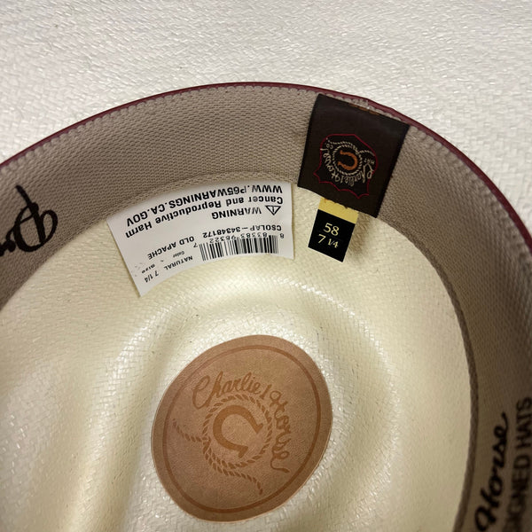 Charlie 1 Horse Old Apache 10X Straw Hat