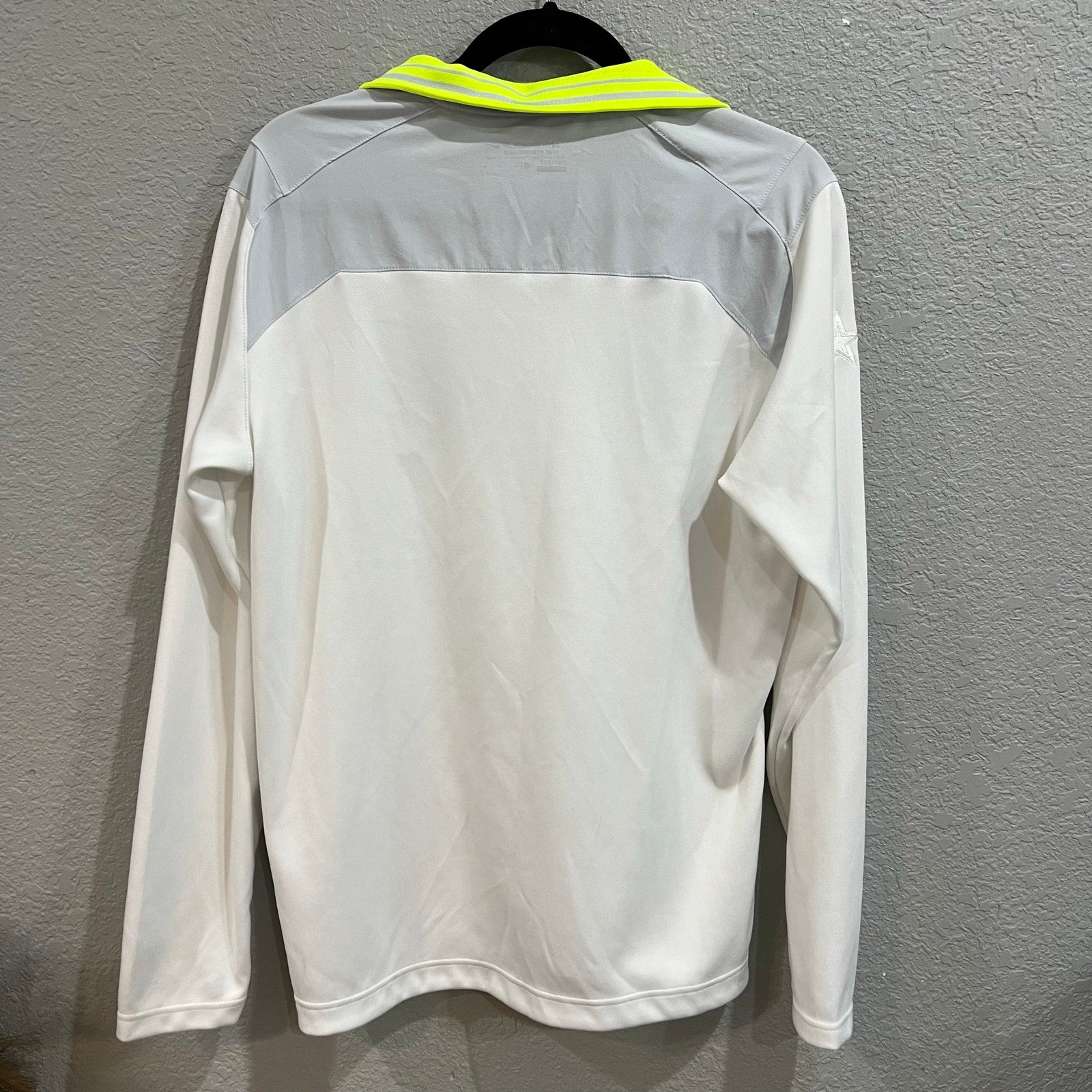 Nike Golf Tour Performance Neon Yellow Quarter Zip Collared