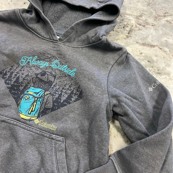 Columbia "Always Outside" Gray Hoodie Boys Size Small