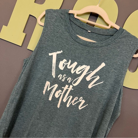 Tough as a Mother Muscle Graphic Tank Top Size XL