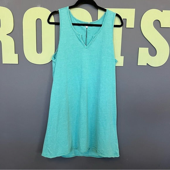 NWT Z Supply Aqua Bay V-Neck Tank Dress Large