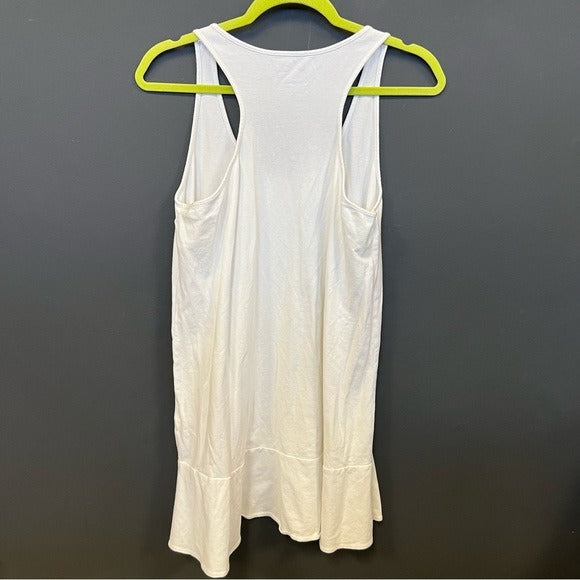 Southern Tide Lyla Knit Tank Dress Classic White Size Medium