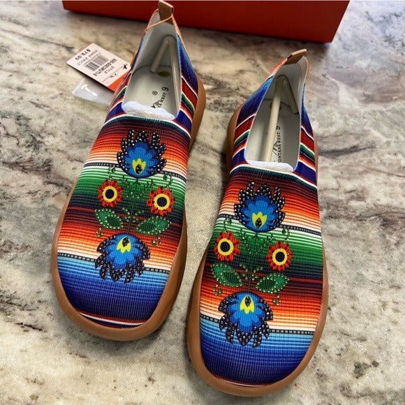 NEW Montana West Serape Slip On Sneakers Rhinestone Size 9