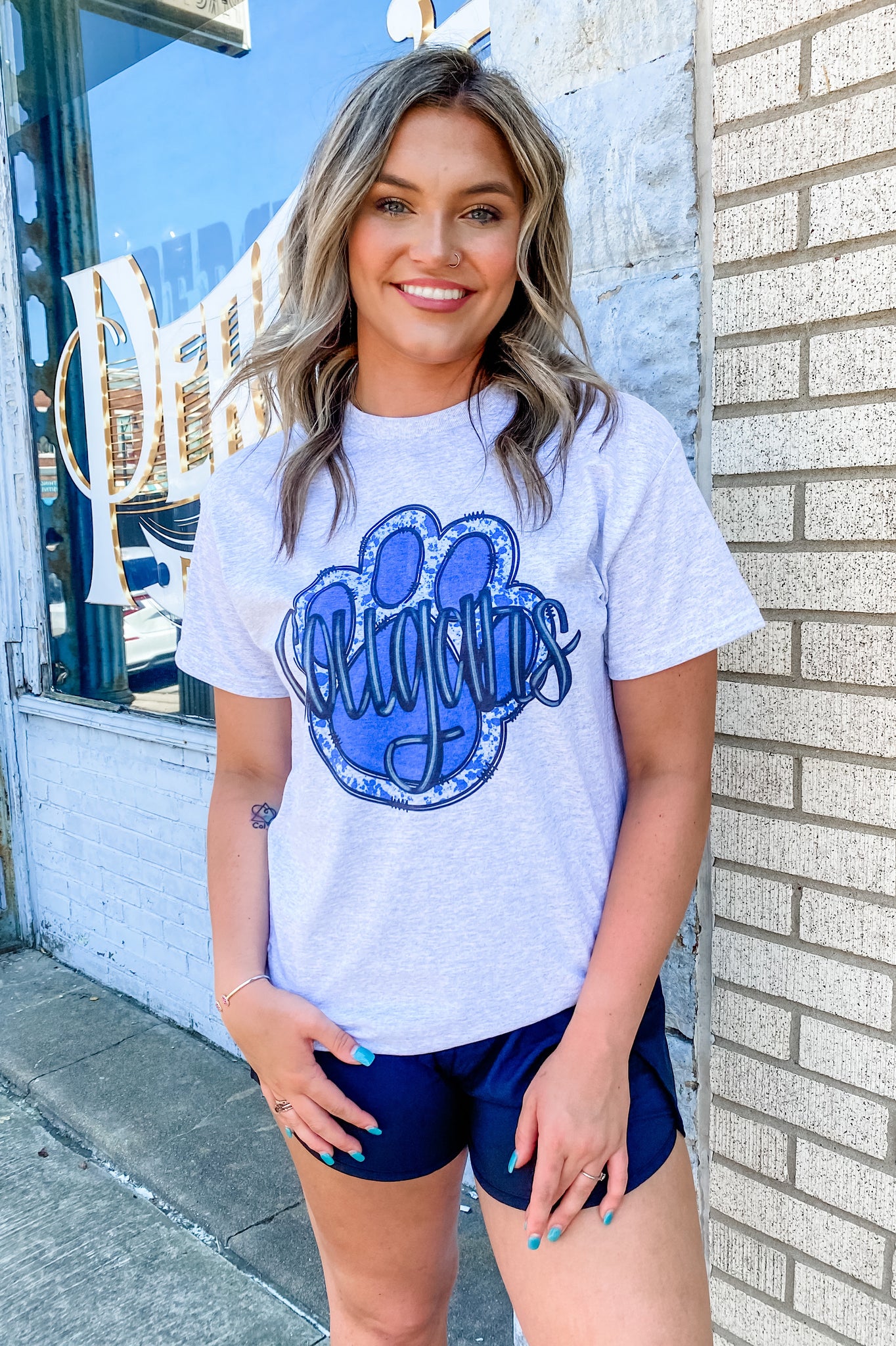 Cougars Brushed Paw Graphic Tee