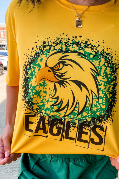 Eagles Yellow Dri-Fit Graphic Tee