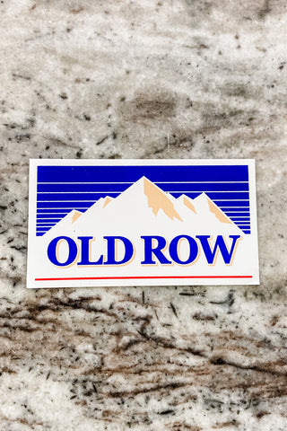 Old Row Mountain Sticker