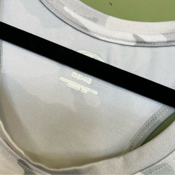 Light Gray Camo Racerback Athletic Tank Top Size Medium