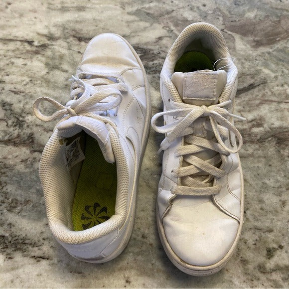 Nike Court Royale White on White Sneakers Size 8.5