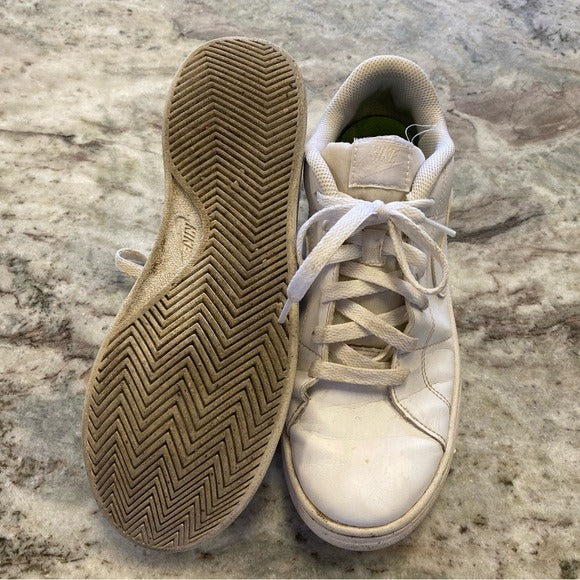 Nike Court Royale White on White Sneakers Size 8.5