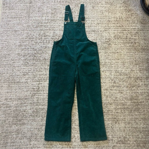 Cat & Jack Dark Green Corduroy Overalls