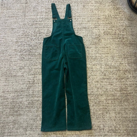 Cat & Jack Dark Green Corduroy Overalls