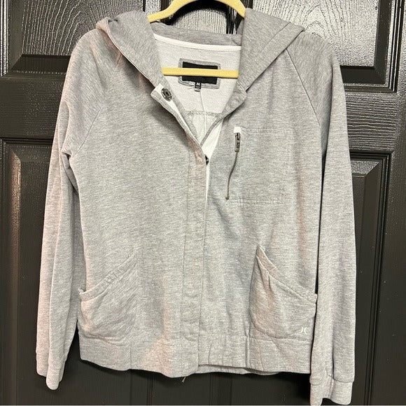 Hurley Gray Basic Jacket Size Medium