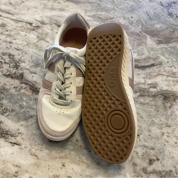 Gola Grandslam Sneakers Women’s Size 6 White + Mauve