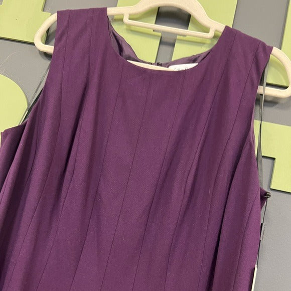 NWT Calvin Klein Plum Midi Dress