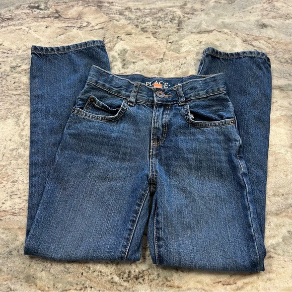 The Children’s Place Dark Wash Bootcut Jeans Size 7 Slim